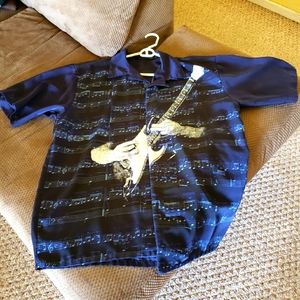 FENDER STRATOCASTER MENS BOWLING SHIRT
